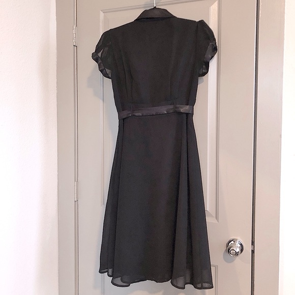 🌷Vintage A-Line Little Black Dress - Picture 2 of 5